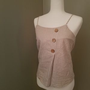 Short Sleev Top with Buttons
